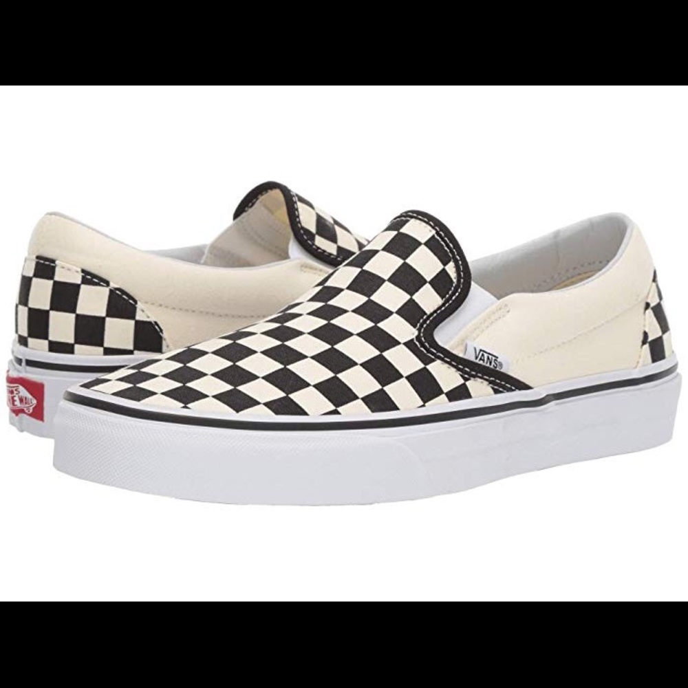 Men’s checkered slip-on Vans